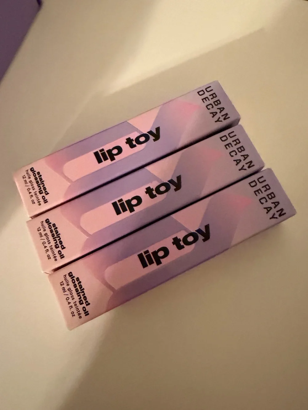 Urban Decay Lip Toy & Midnight Collection Set — Lavender Pink Packaging